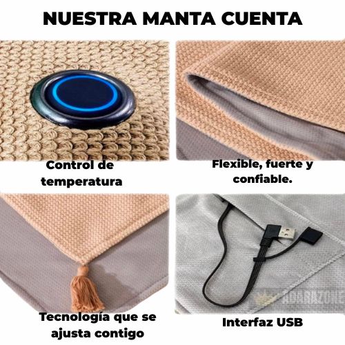 MANTAGO™ - MANTA TÉRMICA PORTÁTIL.
