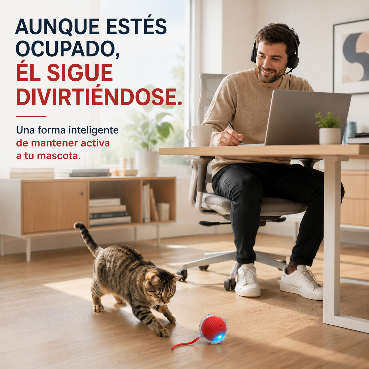 PlayBall™ | Pelota Inteligente Interactiva para Mascotas.