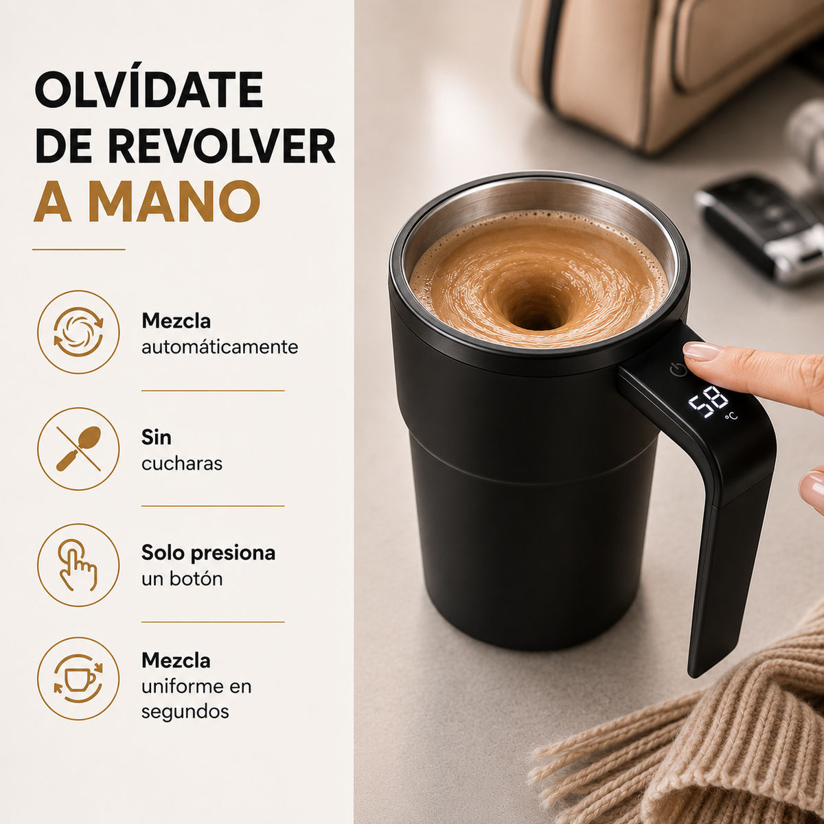 Taza De Café Indicador Automático