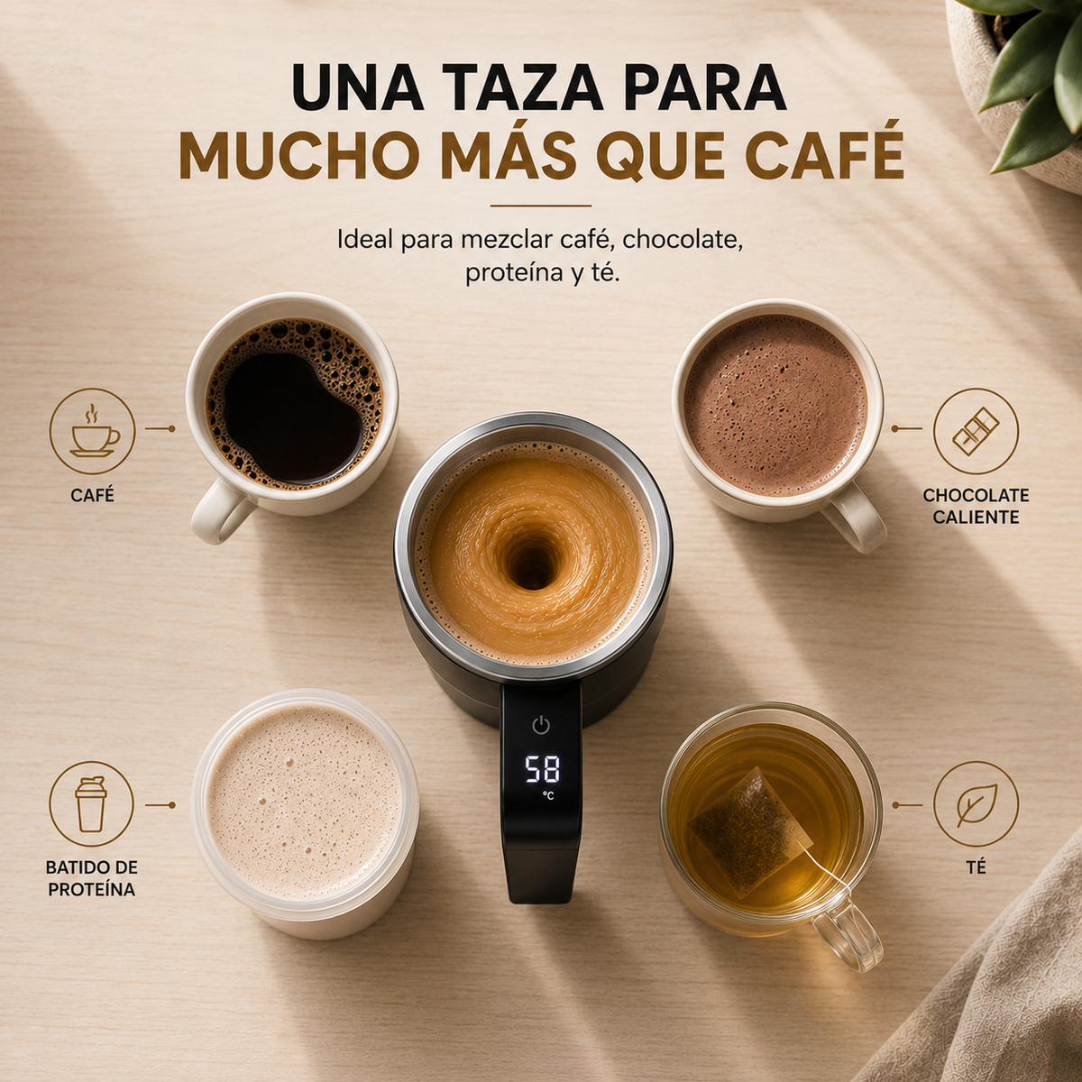 Taza De Café Indicador Automático