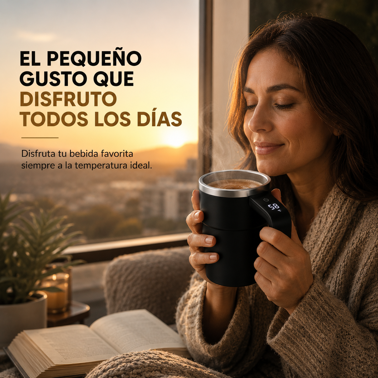 Taza De Café Indicador Automático