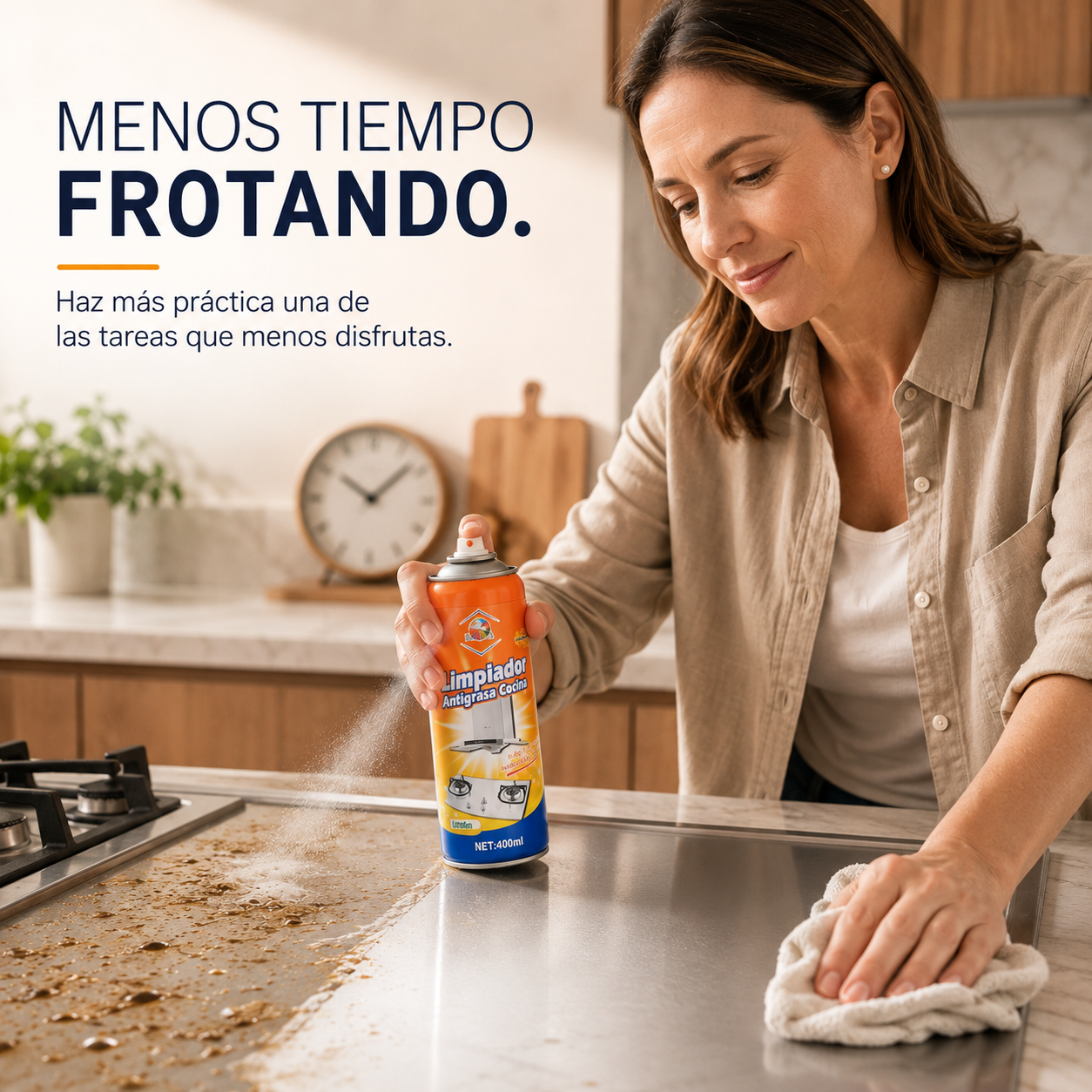 BAOMA™ LIMPIADOR ESPUMA ANTI GRASA.