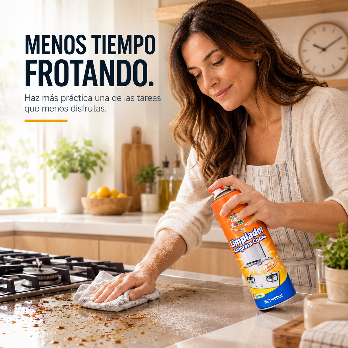 BAOMA™ LIMPIADOR ESPUMA ANTI GRASA.