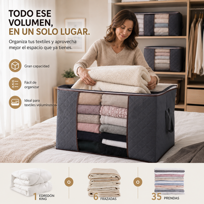SpaceBag™ — Organizador de Espacio para Ropa y Textiles.