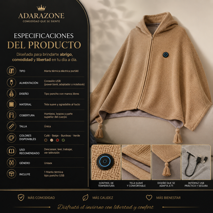 MANTAGO™ - MANTA TÉRMICA PORTÁTIL.
