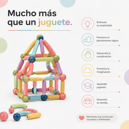 Juego Bloques Construcción Magnéticos 36