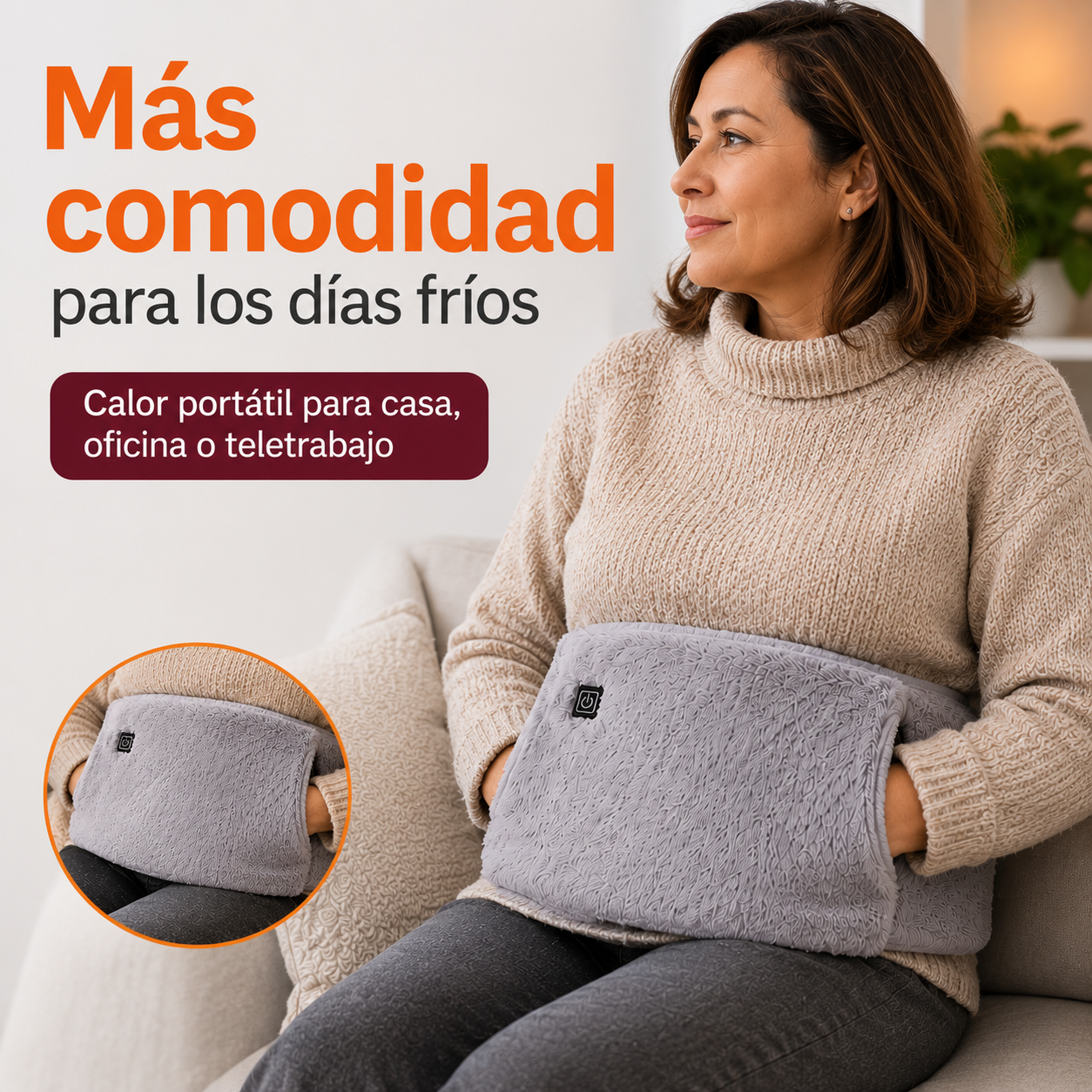Guatero Eléctrico Portátil 2 en 1 USB.