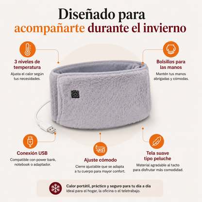 Guatero Eléctrico Portátil 2 en 1 USB.