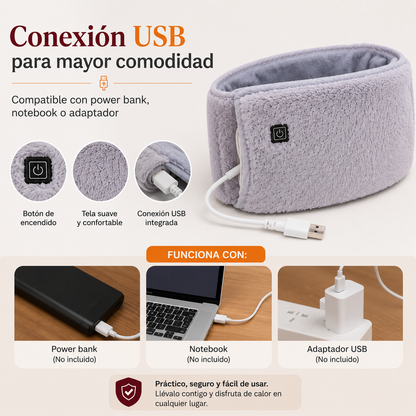 Guatero Eléctrico Portátil 2 en 1 USB.