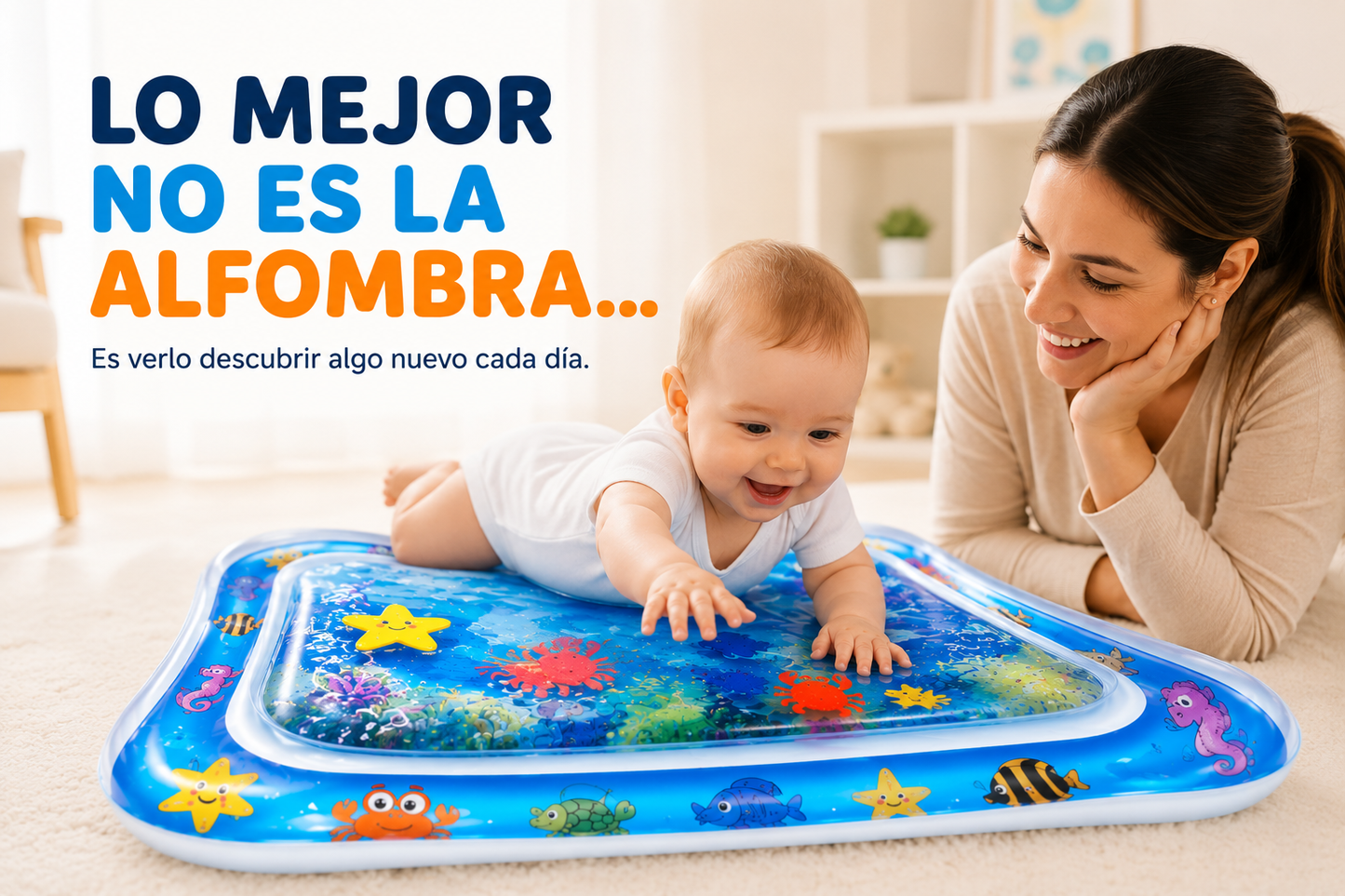 AquaPlay Baby™ - Alfombra Sensorial con Agua.