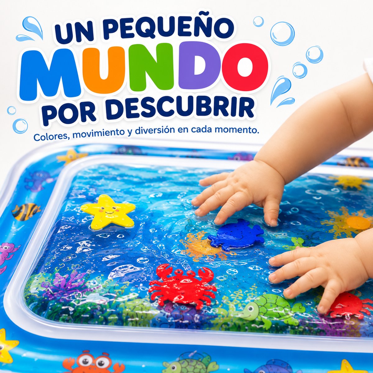 AquaPlay Baby™ - Alfombra Sensorial con Agua.