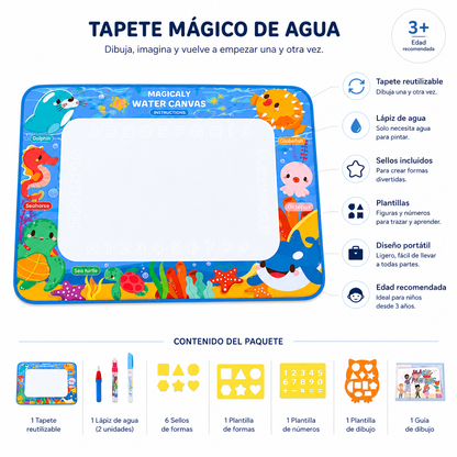 Tapete Mágico de Agua para Pintar