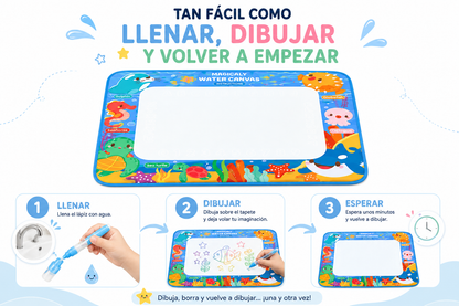 Tapete Mágico de Agua para Pintar