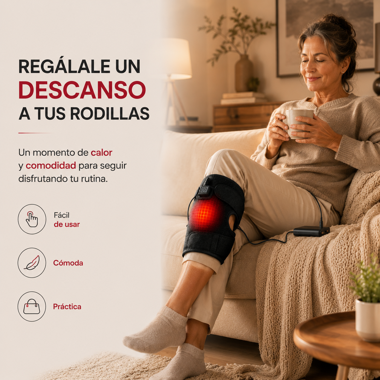 Rodillera Térmica Inteligente.
