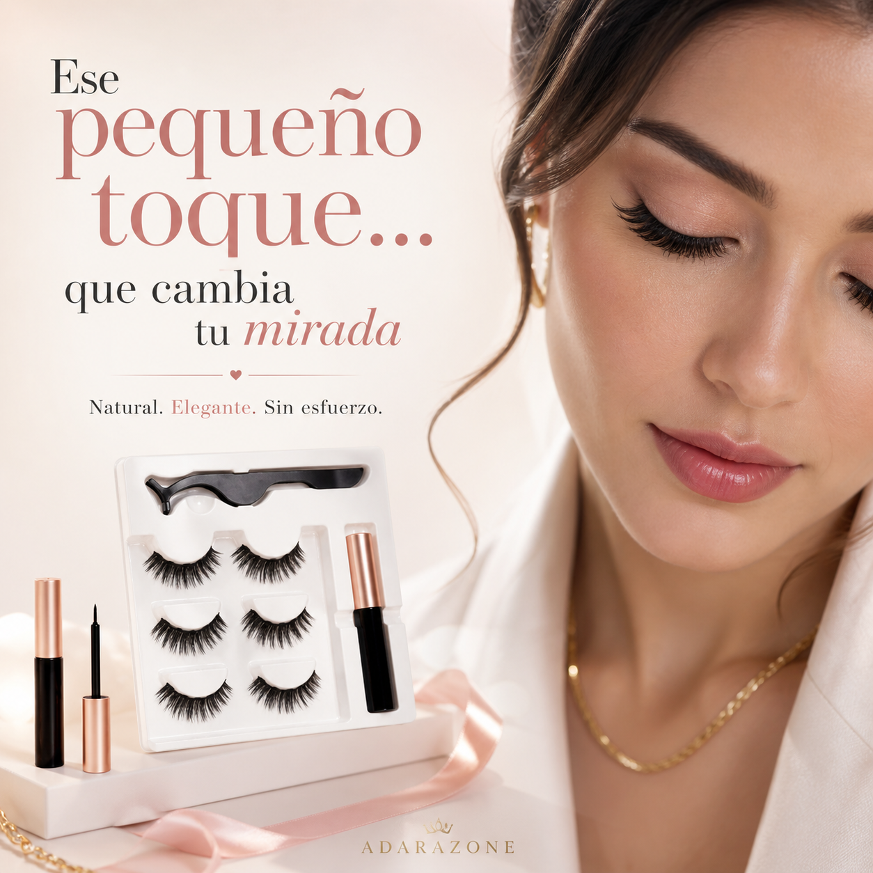 Pestañas magneticas
