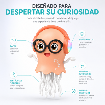 Pulpo Travieso™ Un compañero de juego lleno de diversión.