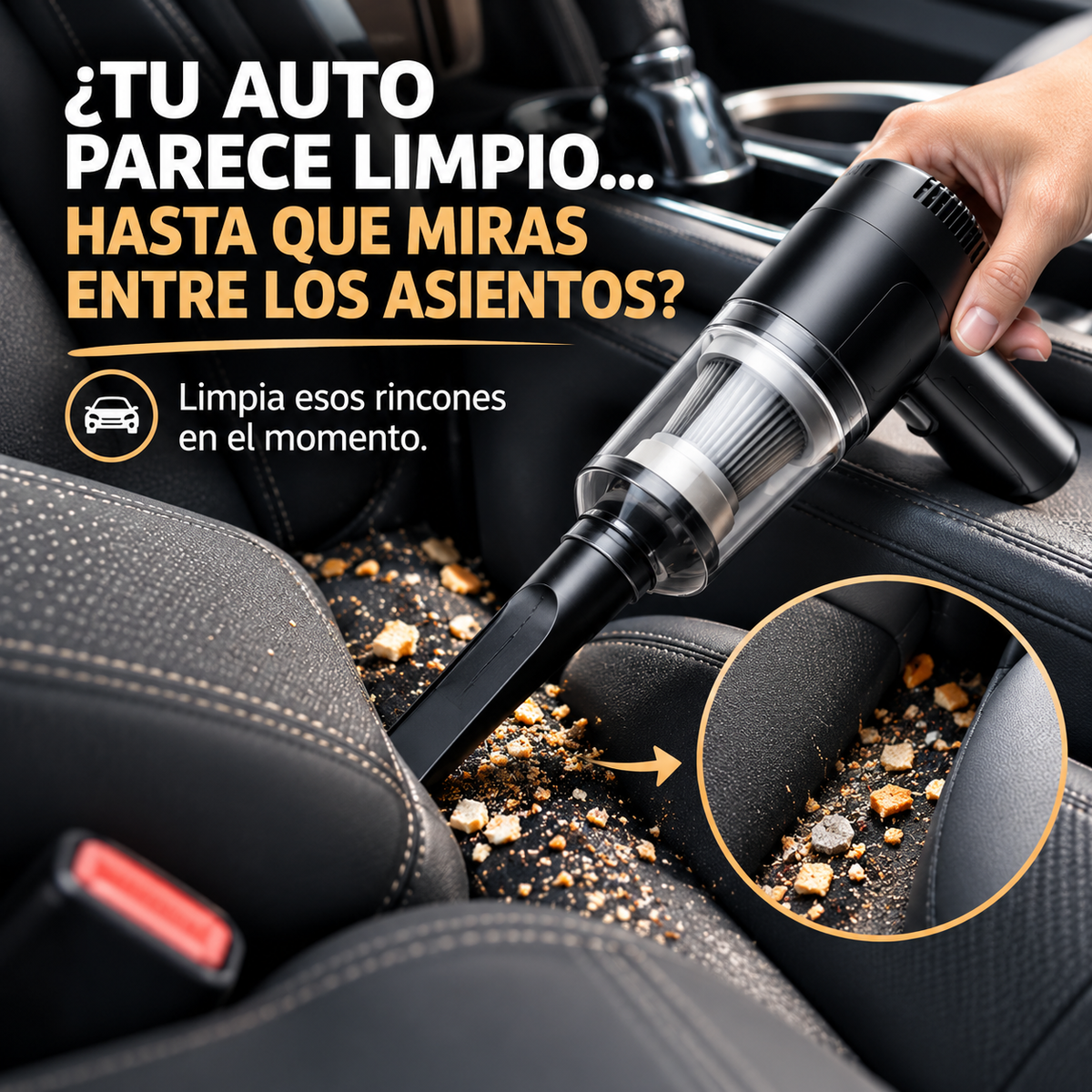 Aspiradora Portatil Para Auto.
