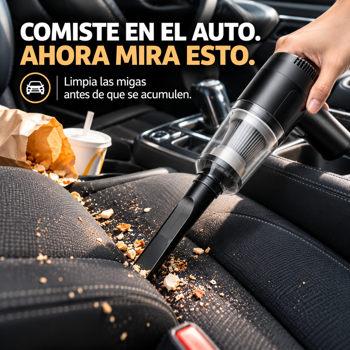 Aspiradora Portatil Para Auto.