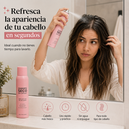 Shampoo Seco en Spray. Pack x 2