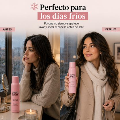 Shampoo Seco en Spray. Pack x 2