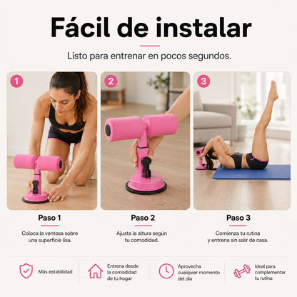 Soporte Abdominal Portátil con Ventosa de Alta Sujeción.