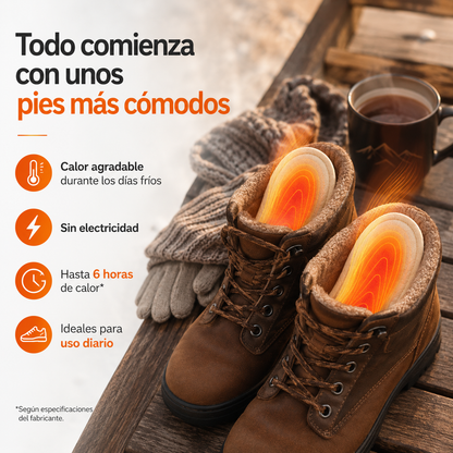 Plantillas Autocalentables para Pies Fríos.