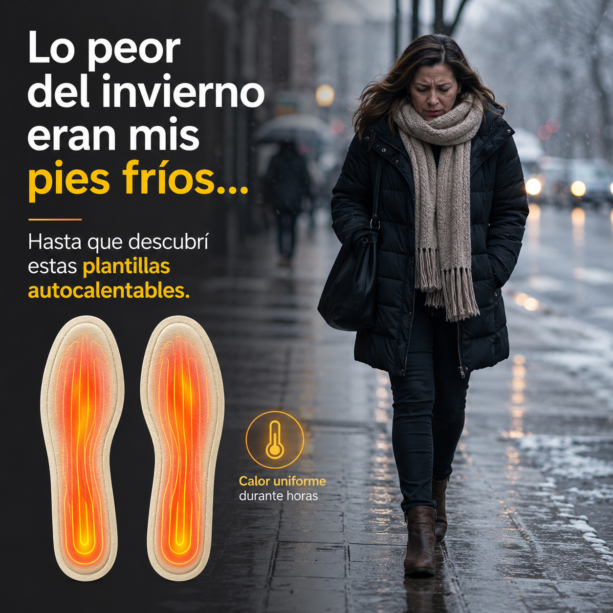 Plantillas Autocalentables para Pies Fríos.