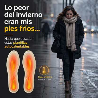 Plantillas Autocalentables para Pies Fríos.