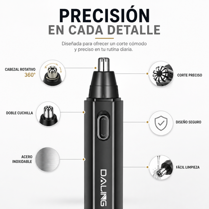 Daling ™ - Depiladora Nariz Y Orejas Recargable.