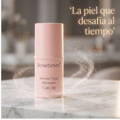 RoseGlow™  Bálsamo Facial Hidratante Antiarrugas.