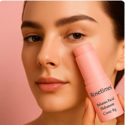 RoseGlow™  Bálsamo Facial Hidratante Antiarrugas.