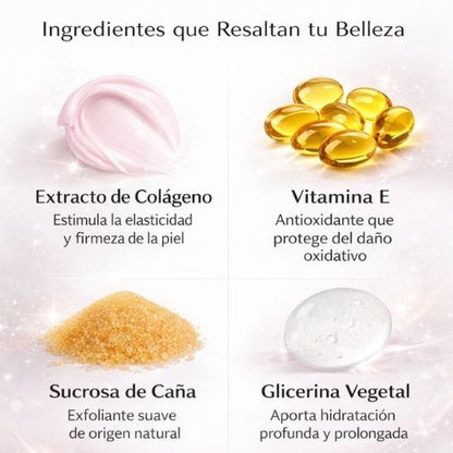 RoseGlow™  Bálsamo Facial Hidratante Antiarrugas.