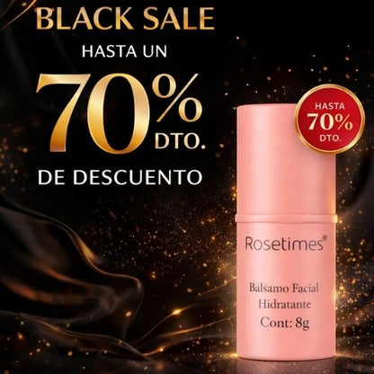 RoseGlow™  Bálsamo Facial Hidratante Antiarrugas.