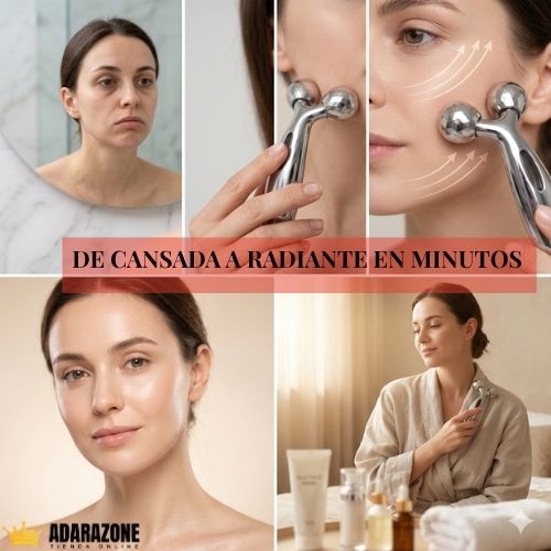 Masajeador Facial 3D Efecto Lifting.