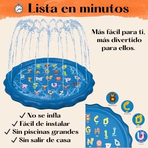 🌞 AquaPlay 360™ Alfombra de Juego Acuático Portátil.
