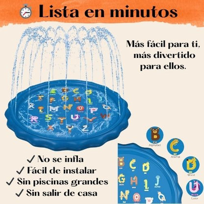 🌞 AquaPlay 360™ Alfombra de Juego Acuático Portátil.