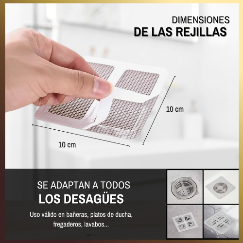 DrenaClean™ Sistema Protector de Drenaje x20 Unidades.