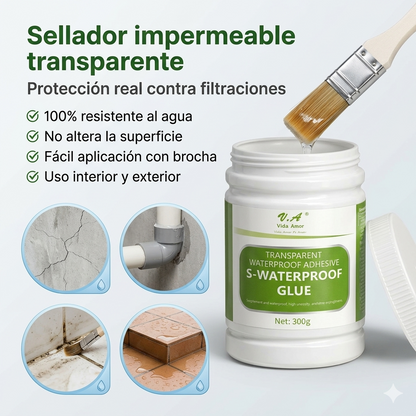 Sellador Impermeable Transparente 300g.