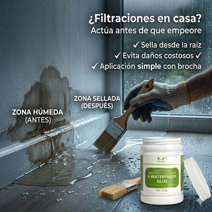 Sellador Impermeable Transparente 300g.