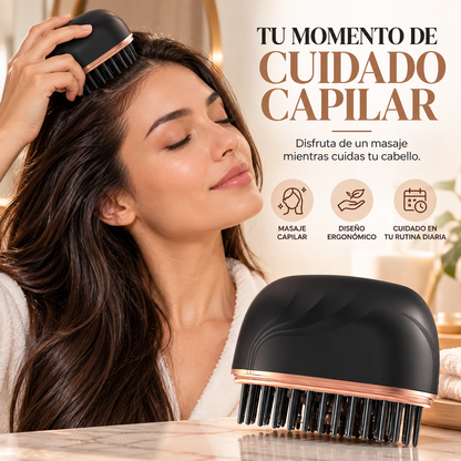 Peine Anti-Frizz Portátil Recargable.