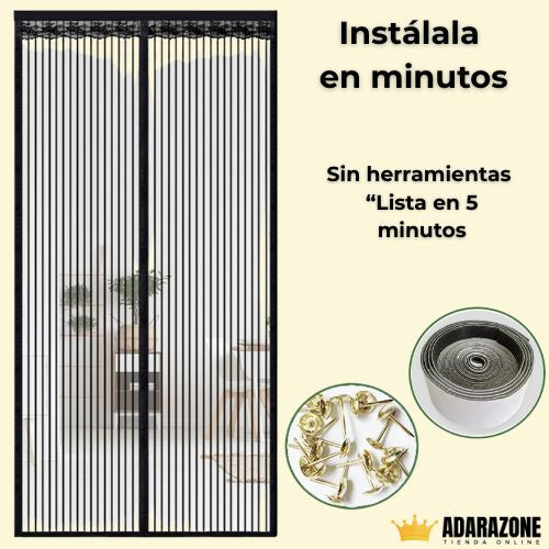 MosquiFree™ Malla Magnética para Puerta.