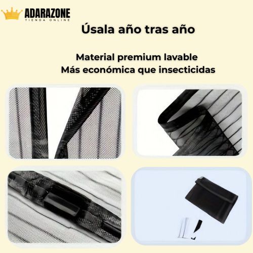 MosquiFree™ Malla Magnética para Puerta.