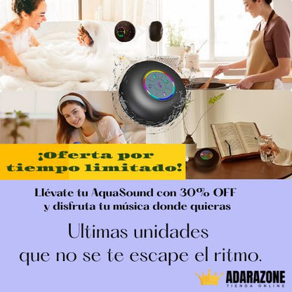 AquaSound™ – Parlante Bluetooth Impermeable.