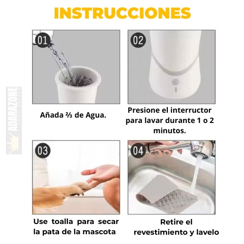 LIMPAW  ™  - LIMPIADOR AUTOMÁTICO DE PATAS.