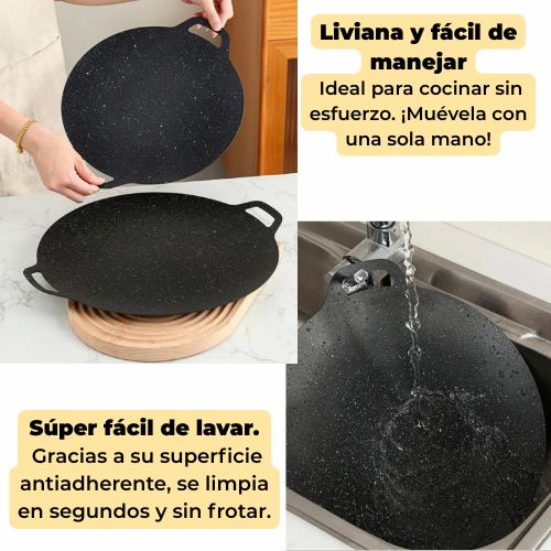 EasyGrill ™  Plancha antiadherente 38cm