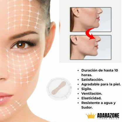 ContourLift Pro ™ Cintas Faciales Lifting Invisible – Pack x40 Unidades ✨