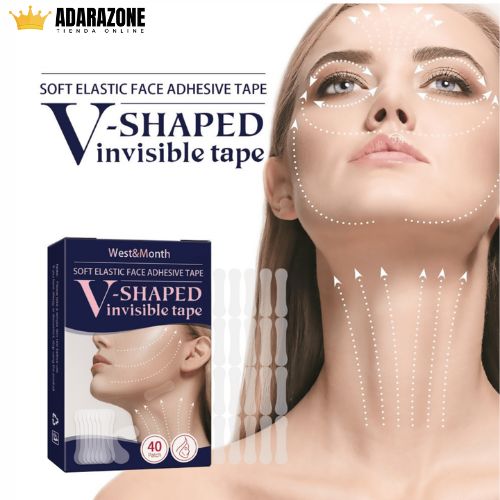 ContourLift Pro ™ Cintas Faciales Lifting Invisible – Pack x40 Unidades ✨