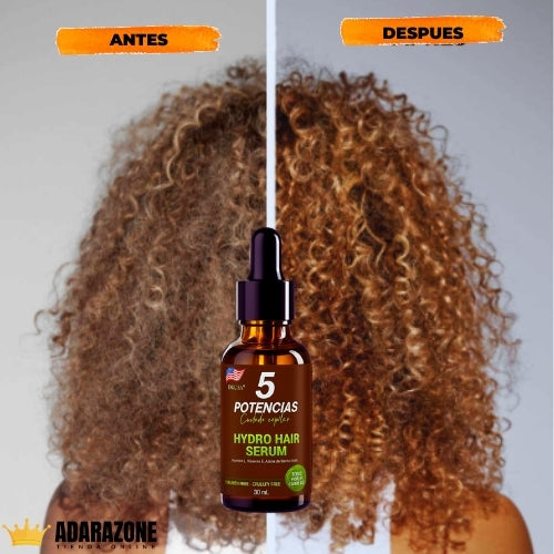 🌿 REVIVE 5 – Sérum Capilar 5 Potencias