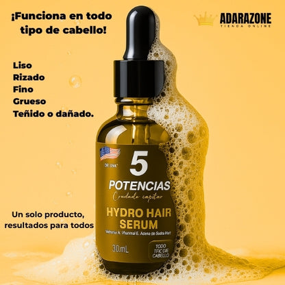 🌿 REVIVE 5 – Sérum Capilar 5 Potencias