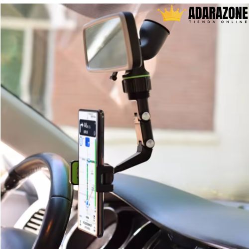 Clip&Go 360 ™   SOPORTE PARA CELULAR RETROVISOR PLUS.